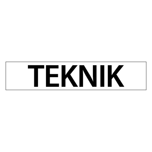 Teknik. Bygningsskilt