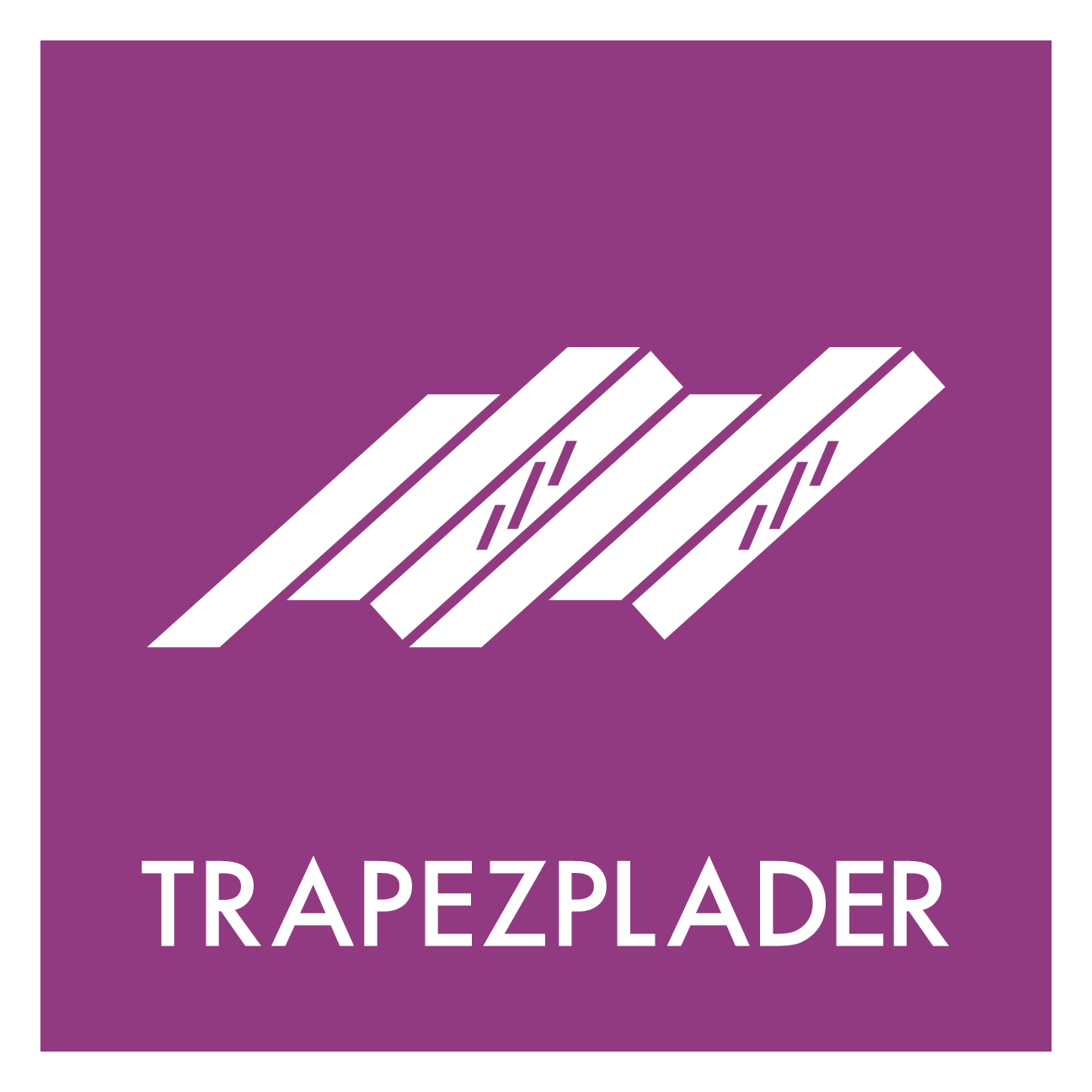 Trapezplader skilt - Dansk Affaldssortering