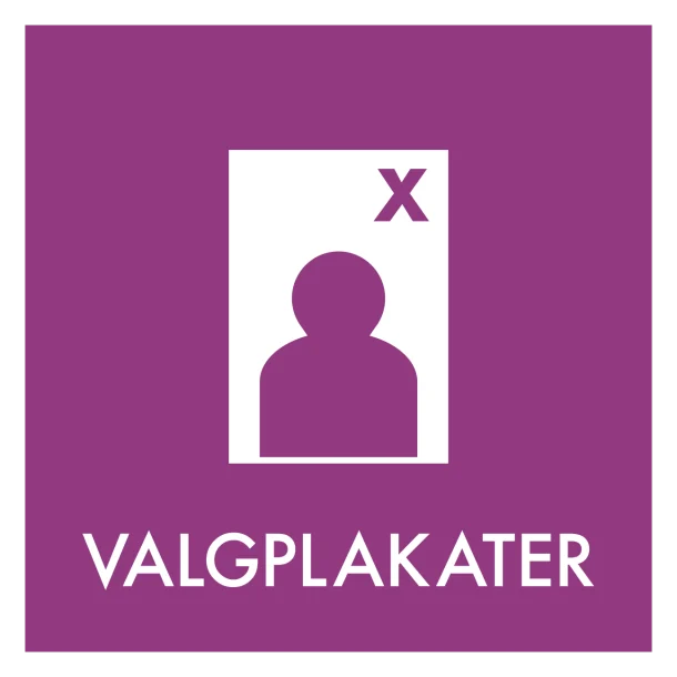 Valgplakater skilt - Dansk Affaldssortering