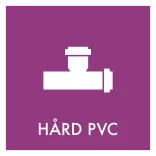 Hård PVC affald skilt - Dansk Affaldssortering