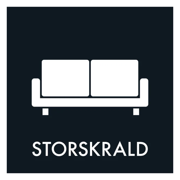 Storskrald affald skilt - Dansk Affaldssortering