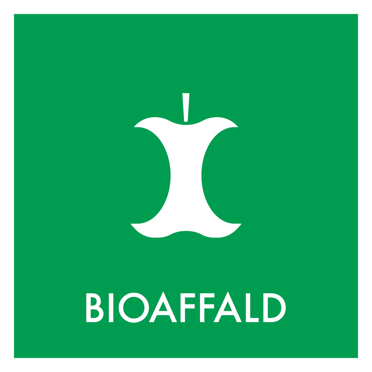 Bioaffald skilt - Dansk Affaldssortering