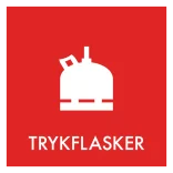 Trykflasker affald skilt - Dansk Affaldssortering