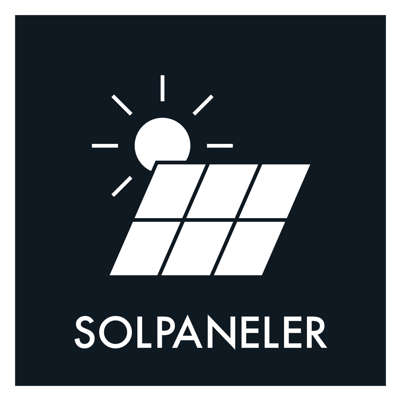 Solpaneler affald sort skilt - Dansk Affaldssortering