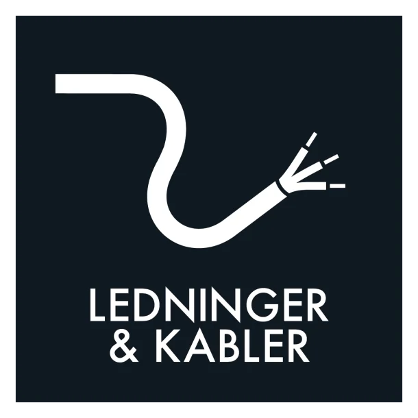 Ledninger & kabler affald sort skilt - Dansk Affaldssortering