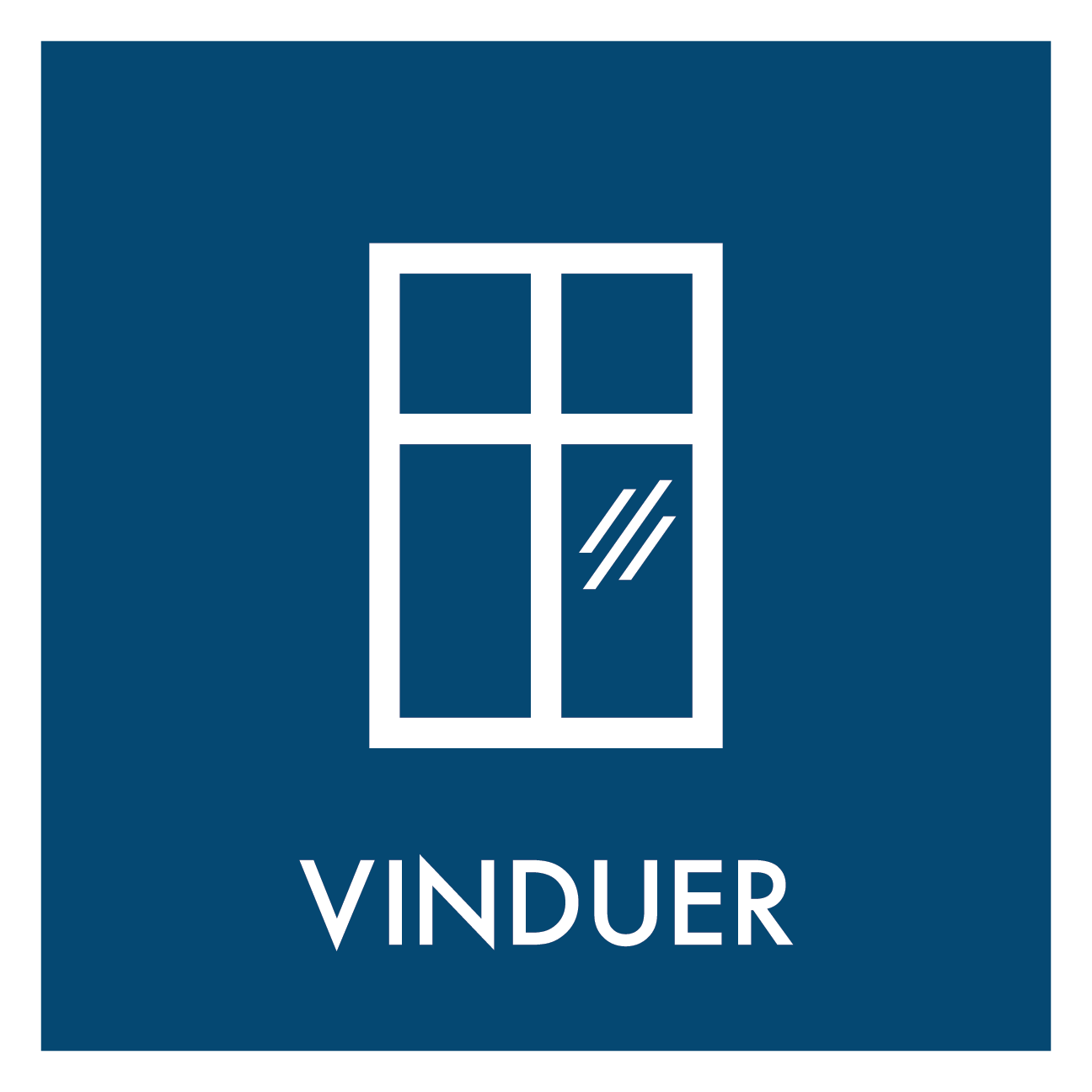 Vinduer affald skilt - Dansk Affaldssortering