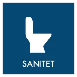 Sanitet affald skilt - Dansk Affaldssortering