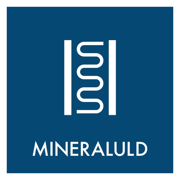 Mineraluld affald skilt - Dansk Affaldssortering