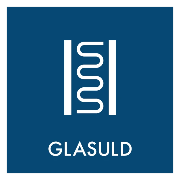 Glasuld affald skilt - Dansk Affaldssortering