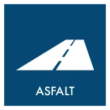 Asfalt affald skilt - Dansk Affaldssortering