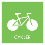 Cykler skilt - Dansk Affaldssortering