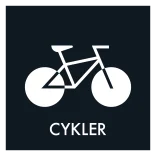 Cykler sort skilt - Dansk Affaldssortering