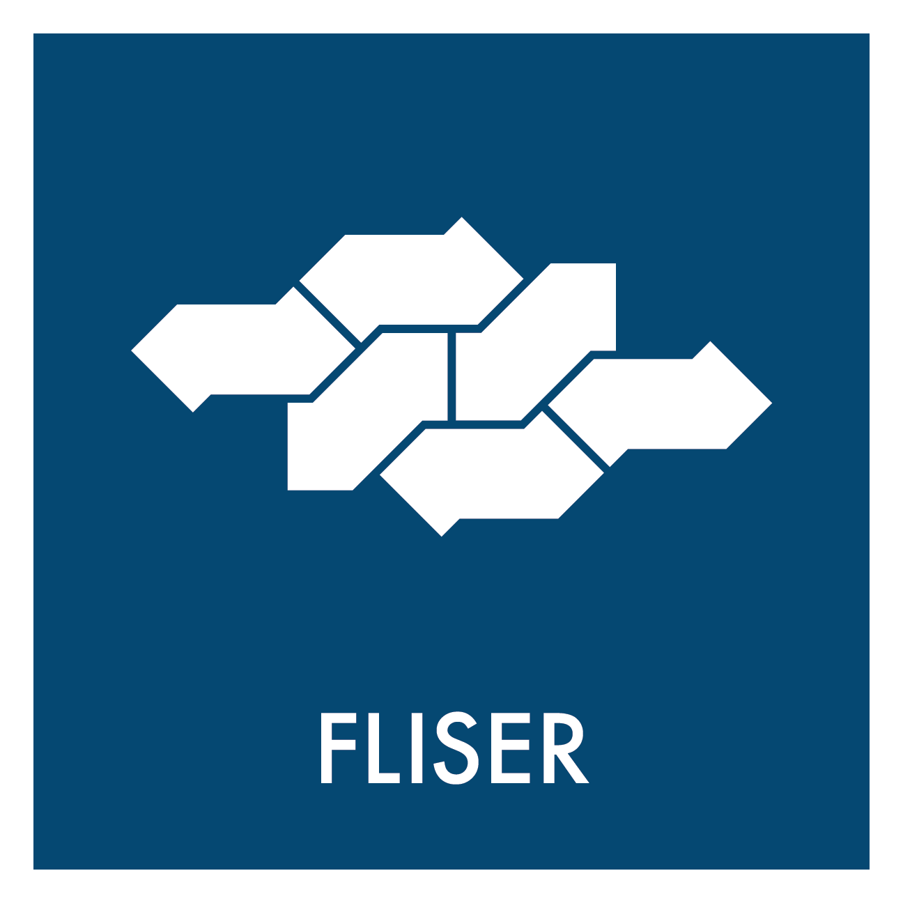 Fliser skilt - Dansk Affaldssortering