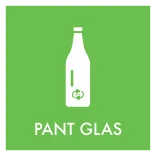 Pant glas skilt - Dansk Affaldssortering