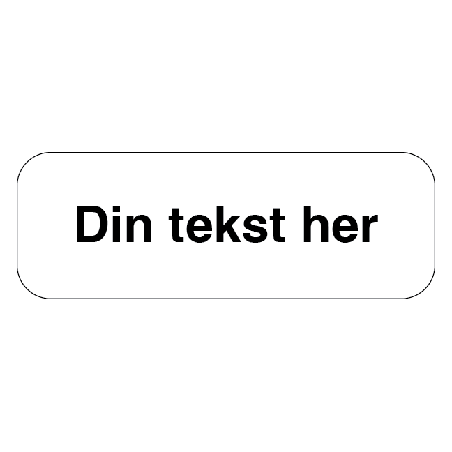 Design-selv skilt med piktogram