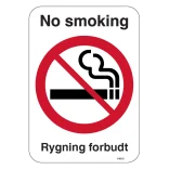 Rygning Forbudt skilt - No smoking