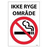 Ryge Forbudsskilt - Ikke ryger område