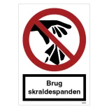 Brug skraldespanden skilt