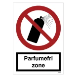 Parfumefri zone skilt