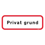 Privat Grund skilt