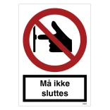 Må ikke sluttes skilt