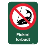 Fiskeri forbudt forbudsskilt