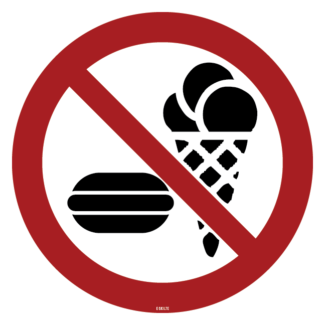 Burger og Is forbud skilt