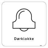 Dørklokke Skilt