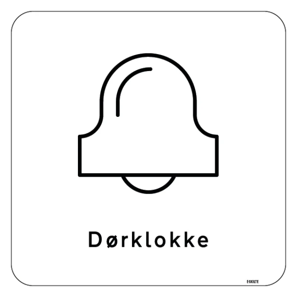 Dørklokke Skilt