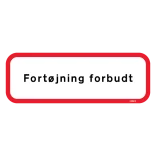 Fortøjning forbudt Mooring prohibited Skilt