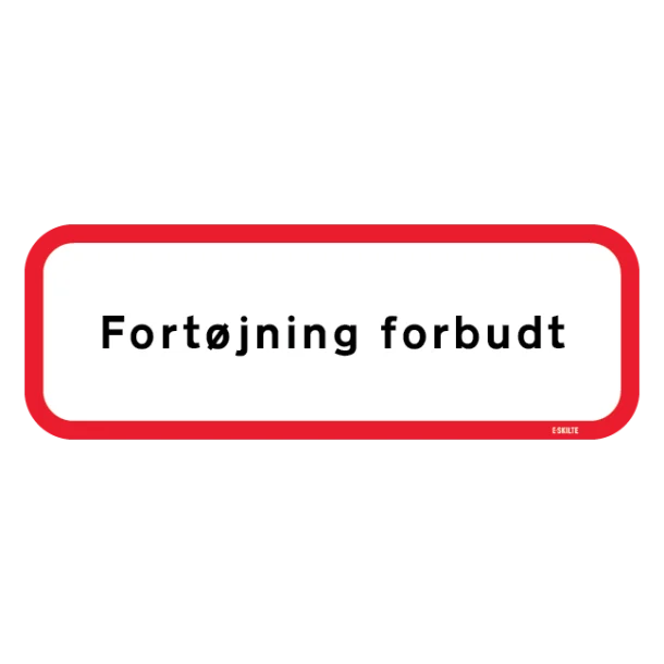 Fortøjning forbudt Mooring prohibited Skilt