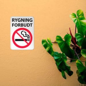 Rygning forbudt miljøbillede