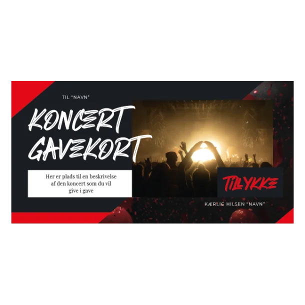 Gavekort Koncert