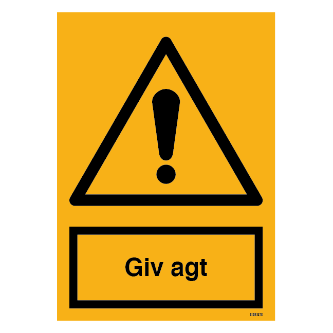 Giv agt. Skilt