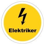 Elektriker hjelmmærke