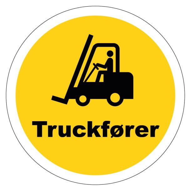 Truckfører hjelmmærke