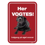 Her vogtes! Hundeskilt