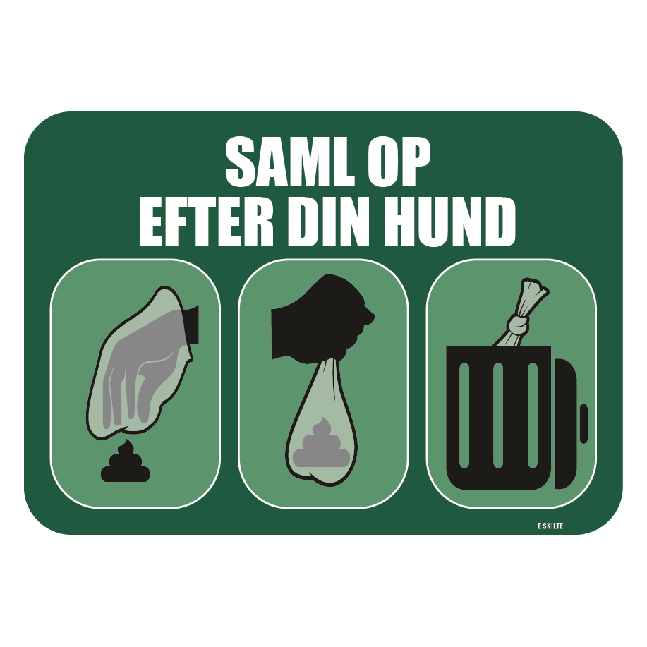 Saml op efter din hund . Hundeskilt