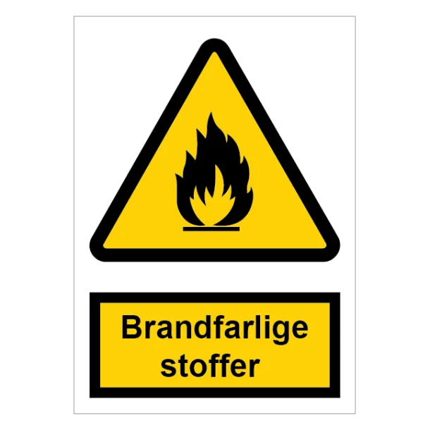 Brandfarlige stoffer skilt til landbrug