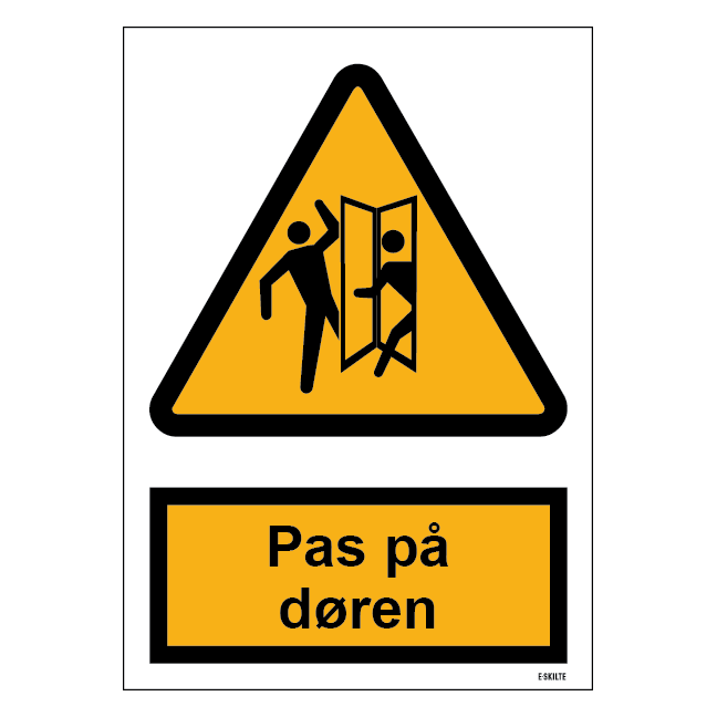 Pas på døren skilt til landbrug