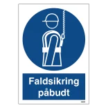 Faldsikring påbudt skilt til landbrug