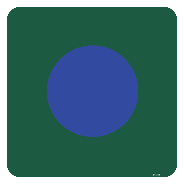 Blå rute skilt - Naturstyrelsen