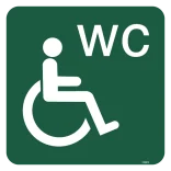 Handicaptoilet skilt - Naturstyrelsen