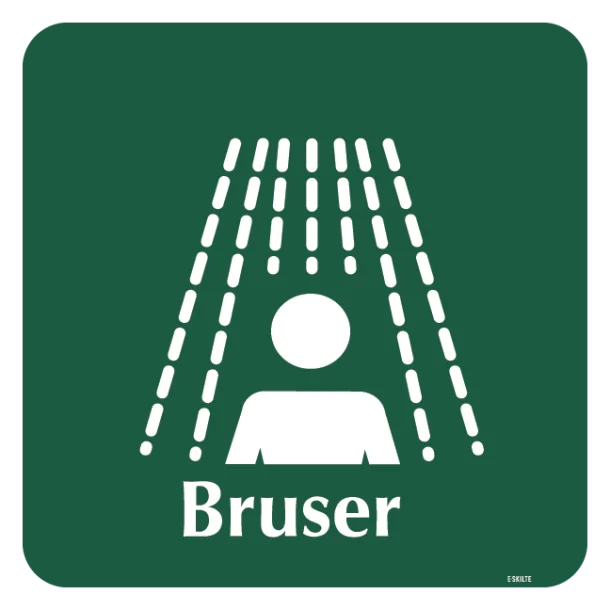 Bruser skilt - Naturstyrelsen