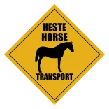 HESTE HORSE Transport skilt