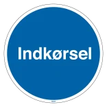 Indkørsel Skilt