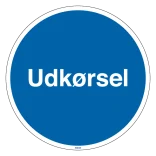 Udkørsel Skilt