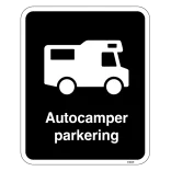 Autocamper parkeringsskilte