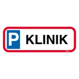 P Klinik skilt