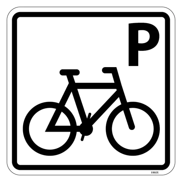 Cykel P - piktogram skilt